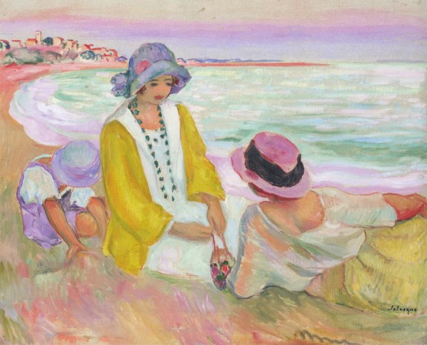 The Beach by Henri Lebasque